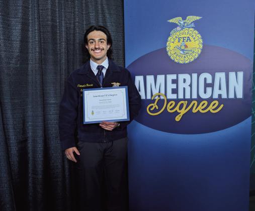 Grants High School Graduate Earns Prestigious American FFA Degree