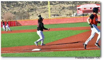 Grants High School Pirates are seen in this file photoworking to improve their record. The latest MaxPreps Coaches Poll has the Pirates ranked 3rd in the Class 4A rankings. The Laguna Acoma boys’ and girls’ baseball and softball teams are ranked 9th in the Class 2A poll.