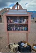 Books sometimes overflow to the ground with nobody to manage the Free Libraries. Despite this, Bill McElroy’s Free Libraries give the Milan community easy access to free books. Nathan Chavez - CC