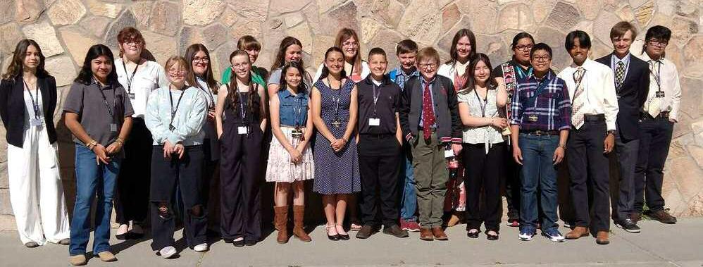 Pictured in the photo are, Back Row Left to right- Marli Prendergast, Kiera Halley, Alisha Vallejos, Brandi Bassett, Alexia Munson, Faith Valdez, Ethan Metzger, Frances Lee, Ryan Tortalita, Noah Lundstrom and Christian Nicdao. Front row - Left to Right - Jasmine Flores-Reyes, Isabell Halley, Jayden Carwile, Emma Munson, Chloe Rychener, Lucas Rychener, Harry Lee III, Jenna Chavez, Juan Magana, &amp;amp; John Agda. Courtesy Photo