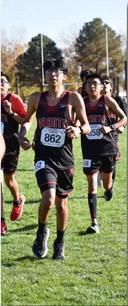 Laila Martinez, a sophomore, on the Grants High School cross country team placed 9th at the Western Sky Community Care state cross country championship this past Saturday with a time of 19:41.65. Martinez was the sole competitor from the lady Pirates cross country team. Franklin Romero - CC