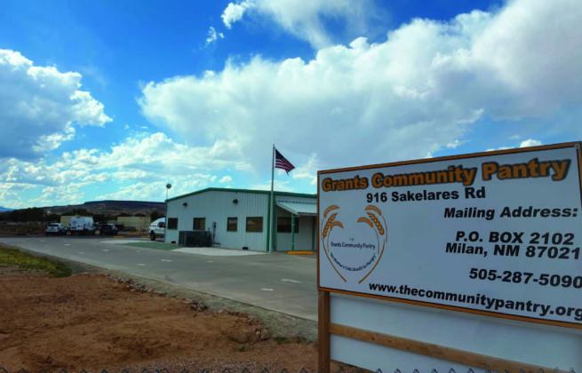 The Grants Community Pantry, located at 916 Sakelares Road in Grants, has grown into a community hub providing food assistance, volunteer opportunities and other resources to residents across Cibola County and surrounding communities. Photo by Donald Jaramillo
