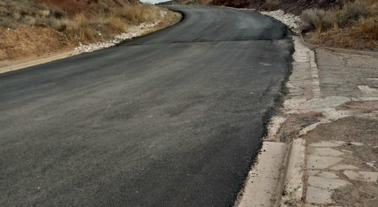 Pictured is Lava Road, one of the newly paved roads in Grants. Zuni Canyon, Gunnison, and High Street are others that have been repaved. Craig Gergen - CC