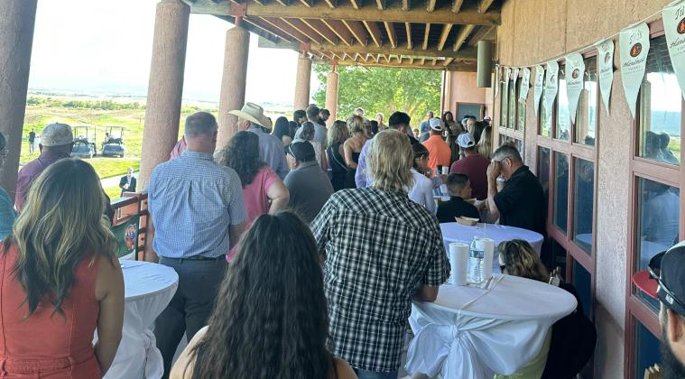 Community members gather at Coyote Del Malpais Golf Course for the Ty Detmer All-Star Weekend dinner, supporting the Backpack for Kids Program and celebrating 22 years of giving back. Diego Lopez - CC