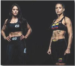 Archrivals Lucero “La Loba” Acosta (left) and Mariel Celimen (right). Courtesy Photo