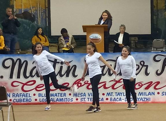 Dancers from San Rafael Elementary delighted onlookers who attended the Jan. 16 Dr. Martin Luther King Jr. Day celebrations at 515 W. High Street in Grants. Creg Gergen - CC