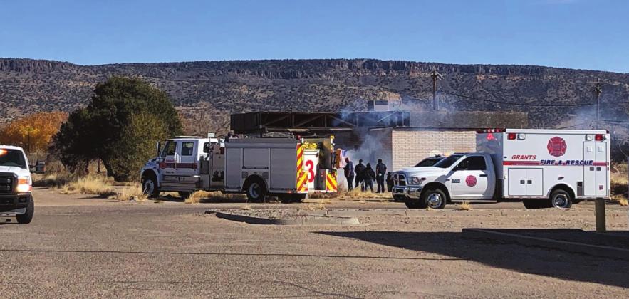 GFR puts out brush fire