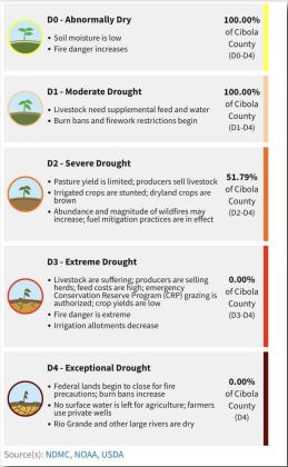 Cibola’s Drought Conditions Improve