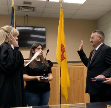 ACity Officials Sworn In