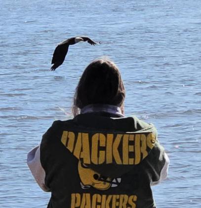 Bald eagles have been spotted at Bluewater Lake! The National Bird is seen here on lookout at the lake. Photo by Eric Brinn