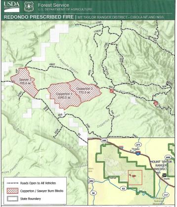 Mt. Taylor Ranger District to Implement Redondo Prescribed Fire – Sawyer Block