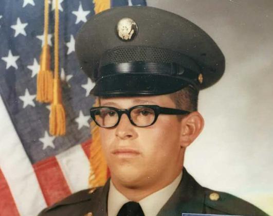 Eliseo Lee Alcon, pictured in his U.S. Army uniform, served as a combat medic during the Vietnam War, earning a Bronze Star for his bravery. Courtesy of the Alcon campaign