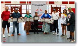 The award ceremony for the 2024 NTU Cross-country camp was held for all students, and their families were invited to attend inside the NTU Wellness Center, Crownpoint, NM. Courtesy Photo