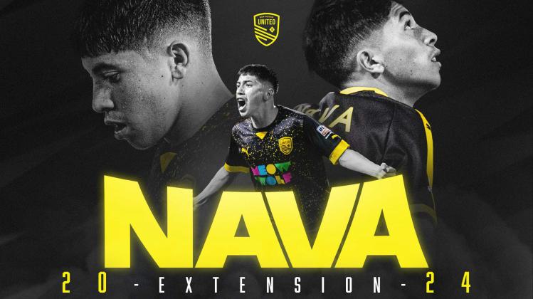 Nava Extends! United Signs Cristian Nava to Contract Extension