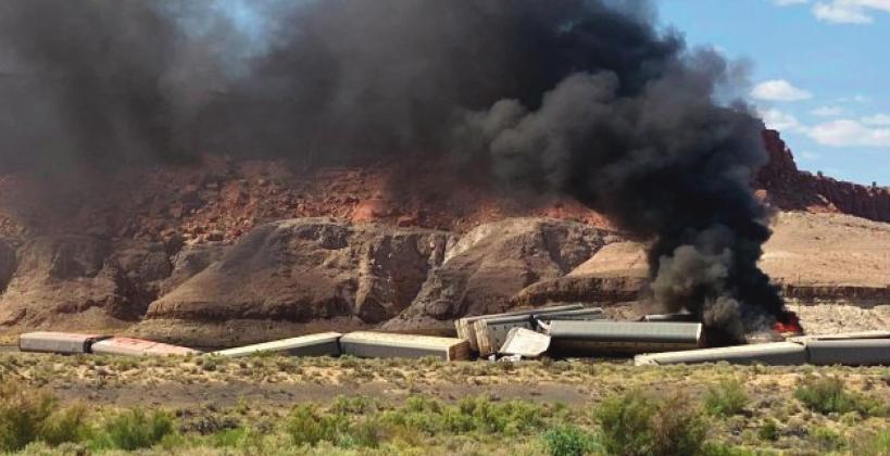 Train derailed