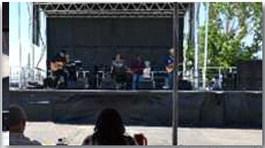 The judges have a bird’s-eye view of each band’s performance. Kathryn Marmon - CC