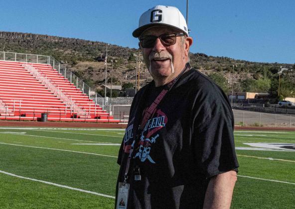 Gene Riedinger, the new GHS head football coach, is 'building' the team under the mantra of 'toughness' as they work out twice a week over the summer. Franklin Romero - CC