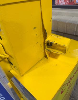 Cibola Citizen Newspaper Machine Damaged