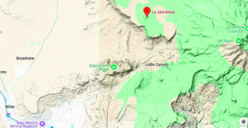 Laramide Resources has requested a pause in the permitting timeline for the proposed La Jara Mesa Uranium Mine on Mount Taylor. Courtesy Photo