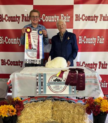 Harry Lee Grand Champion Rabbit Showman Grand Champ Goat - Tyan Gonzales Courtesy Photo