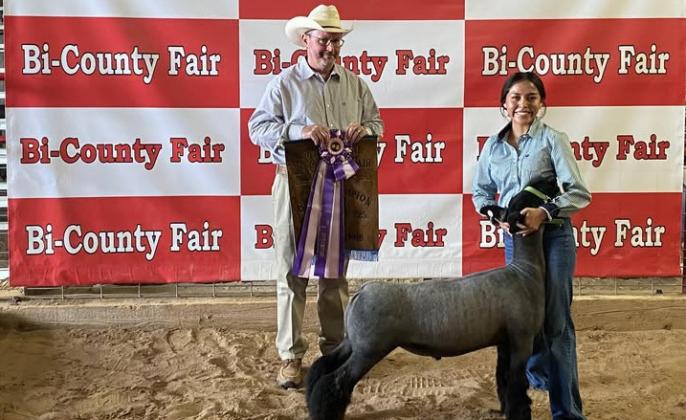 Grand Champ Lamb - Hadley LittleElk Courtesy Photo