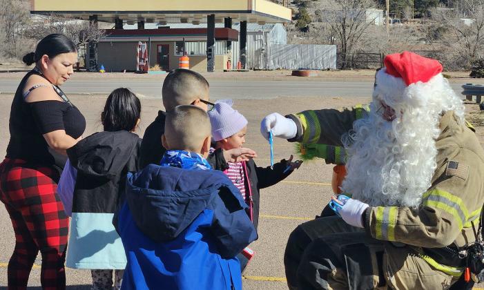 Milan Volunteer Fire Department Christmas Gift Giveaway
