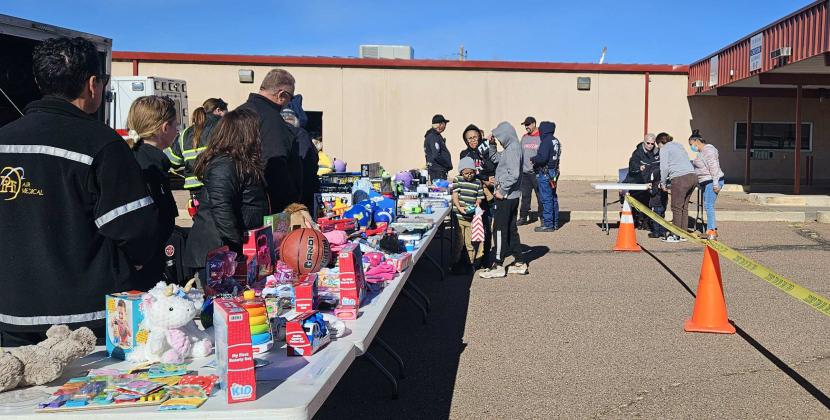 Milan Volunteer Fire Department Christmas Gift Giveaway