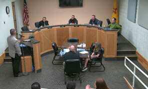 A member of Patillo, Brown, and Hill LLP. gave a presentation of the audit they conducted for the City of Grants at the April 24 regular city council meeting. Their audit opinion was a modified opinion with one finding which was capital assets. The city approved the audit and discussed a corrective action plan for the audit finding. Courtesy Photo