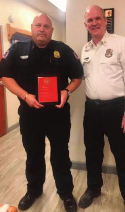 Fire department yearly awards