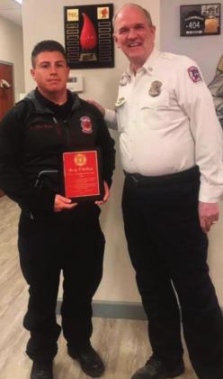 Fire department yearly awards