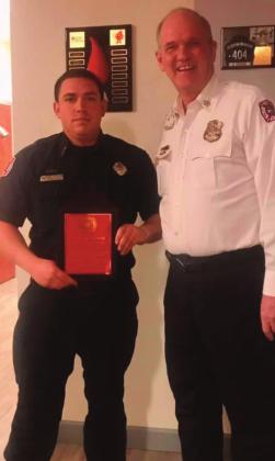 Fire department yearly awards