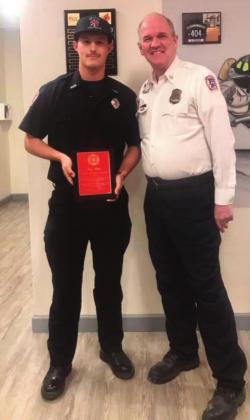 Fire department yearly awards