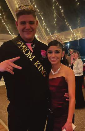 Nickolas Montoya and Mia Apodaca were named the 2022 Prom King and Queen. Dominic Aragon - AJJ