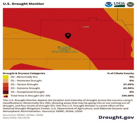 Drought Intensifies Across Cibola County