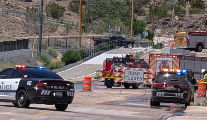 No Injuries Reported After Vehicle Swallowed up in Roadway Collapse