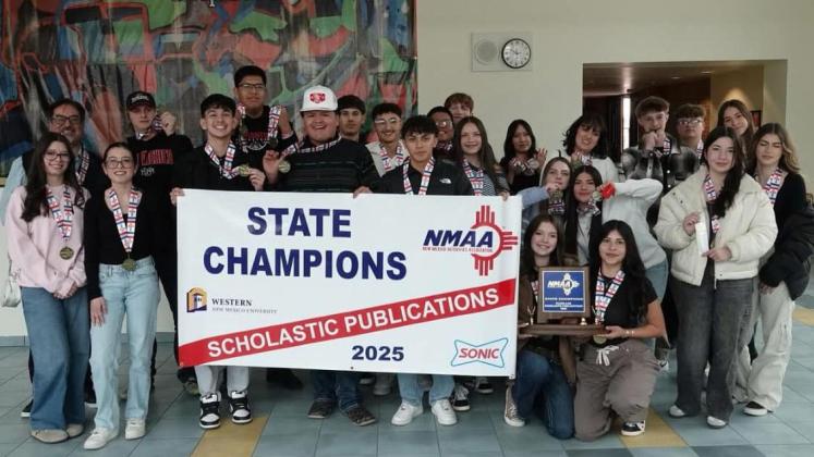 Grants High School has made history by winning our FIRST-EVER State Championship in Scholastic Publication, and we couldn’t be more proud! Courtesy Photo