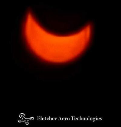 Eclipse Photos by Fletcher Aero Technologies