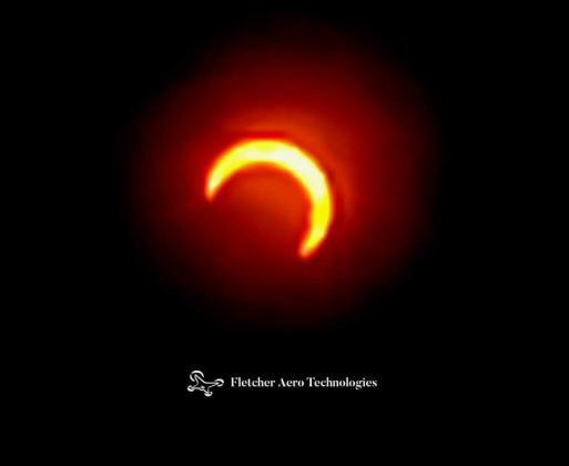 Eclipse Photos by Fletcher Aero Technologies