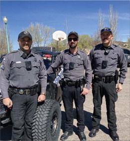 Matt Lackey, Tyler Twichell, and Tyson Sanders of NM Dept. of Game &amp;amp; Fish. Faith Mosley - CC