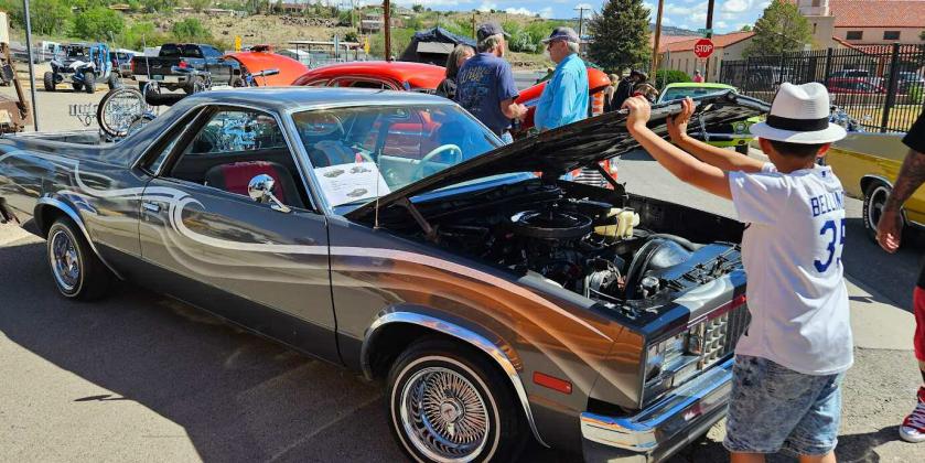 3rd place winnerAlex Meza with a 1983 El Camino. Arieanna Crowson - CC