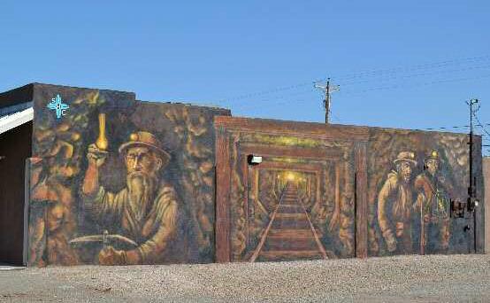 Emory’s mural commemorating the Grant’s mining community. Kathryn Marmon - CC