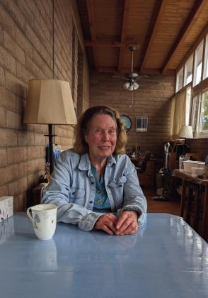 In her sunroom, artist Joan Sheski discussed the draw that pulled her to Cibola, “To be here is an incredible privilege,” she said, “to be in the midst of so many cultures, stars, wonderful clouds, they’re not plain.” Amerika Rougemont - CC