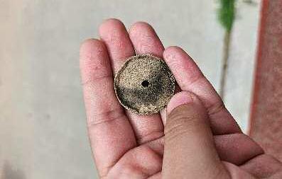 Pieces of Fireworks Scattered Around the Grants High School Football Field Arieanna Crowson CC