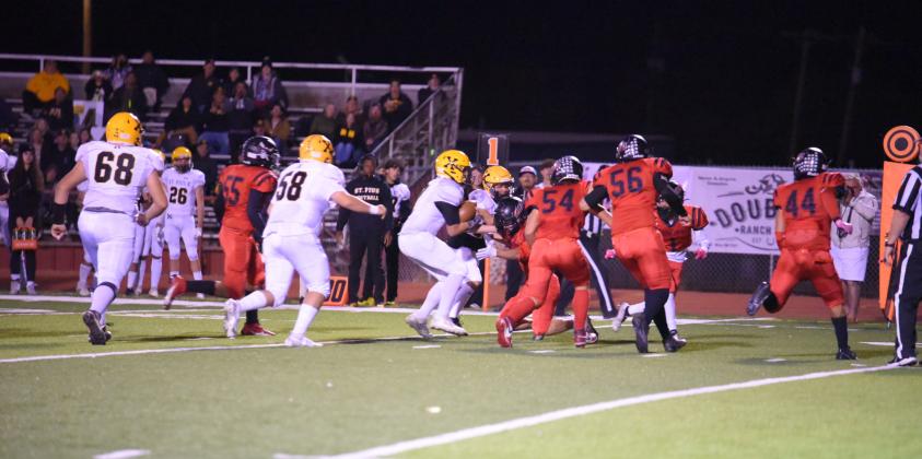 'I want our program to be great,' said GHS head football Coach Brown as he spoke of the 2023 season. In this file photo the Pirates at work against district rival St. Pius whom they defeated by a score of 21-14 in a district game. Franklin Romero - CC