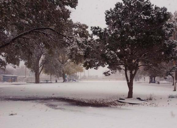 Winter wonderland in Cibola County