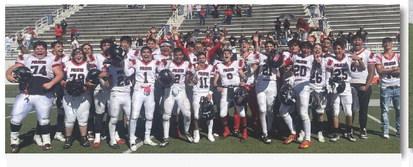 GHS Pirates celebrate win against Kirtland Broncos. Courtesy Photo