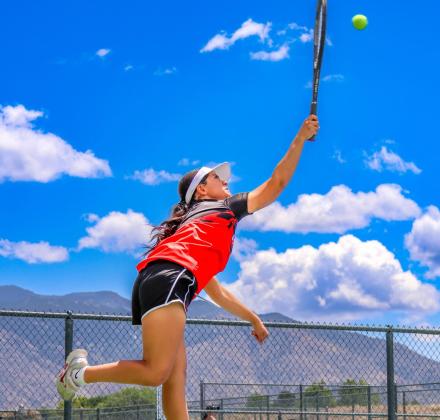 The GHS Lady Pirates tennis team, a 4th seed, traveled to Albuquerque last weekend for the 4A state tennis tournament. They lost to St. Pius 5-2. Courtesy Phoos