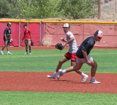 Baseball Putting in Work over Summer