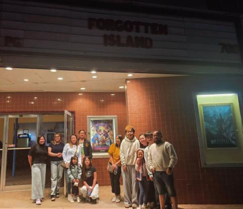All smiles, Filipino pride, outside the West Theater after "Forgotten Island". Courtesy Photo Anne Richie Balgos