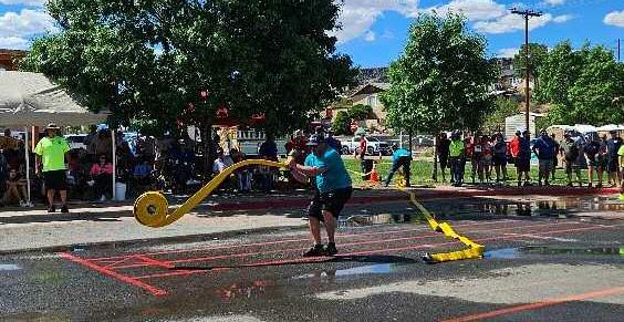 Mancos Fire competes in the six-man event. Arieanna Crowson - CC